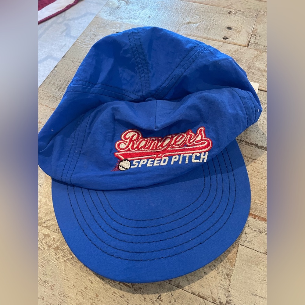 Vintage Texas Rangers MLB Speed Pitch Annco Hat Cap